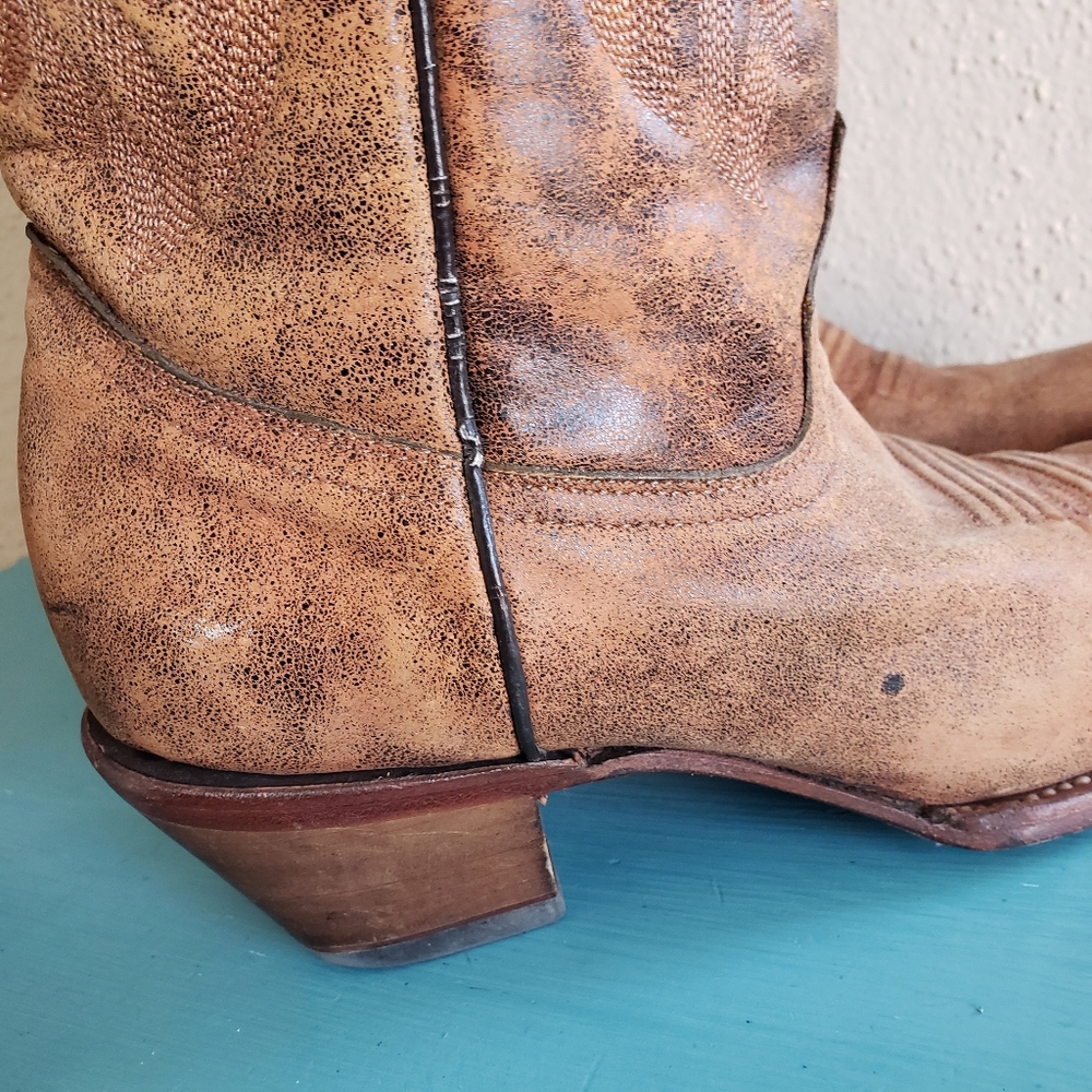 Corral 8.5 Distressed Naham Brown Cowgirl Boots - Picture 7 of 16